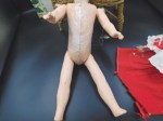 german doll red dress nude